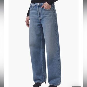 AGOLDE low slung baggy jeans. Size 25. NWOT.